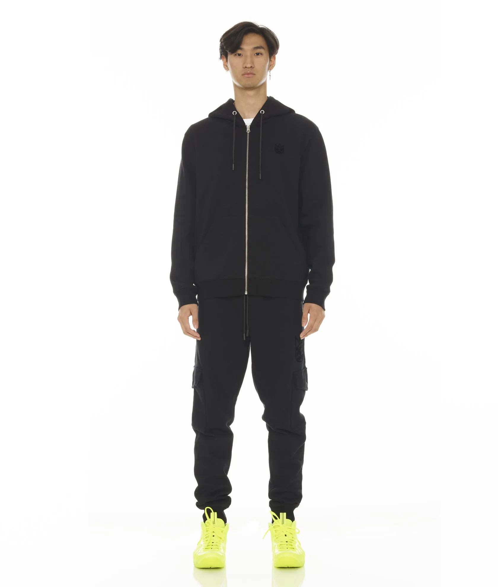 CARGO SWEATPANT IN BLACK