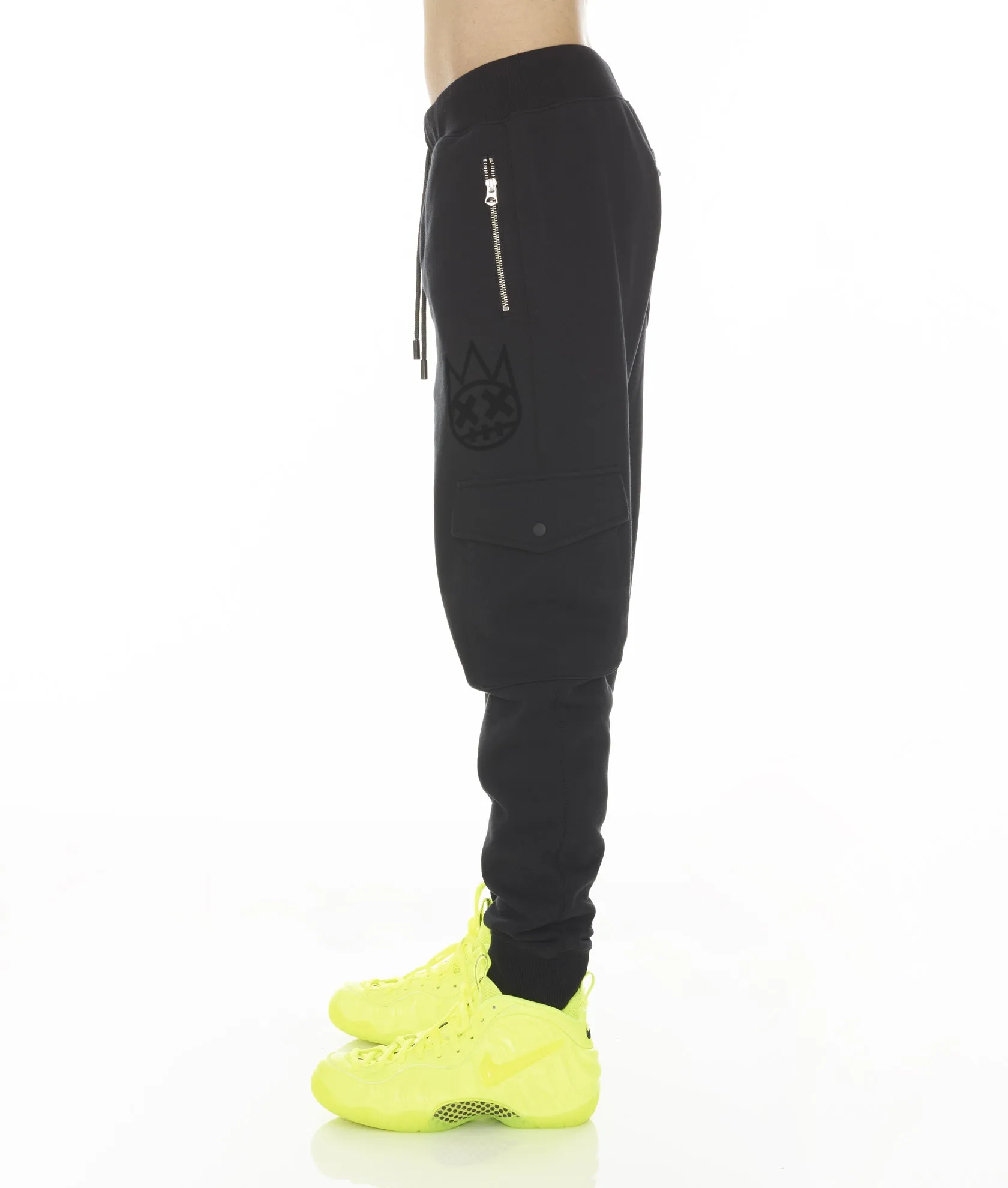 CARGO SWEATPANT IN BLACK