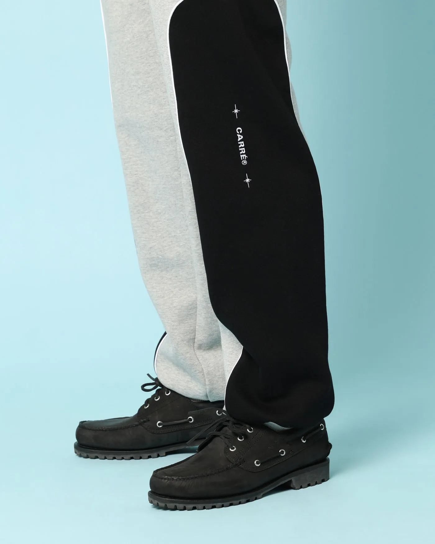 Carré Paris Dice Club Panelled Sweatpants Grey Marle/Black