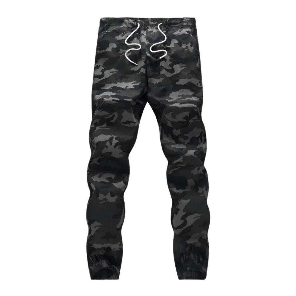 Casual Wear Men's Pants Pure Cotton Comfortable Camo Joggers