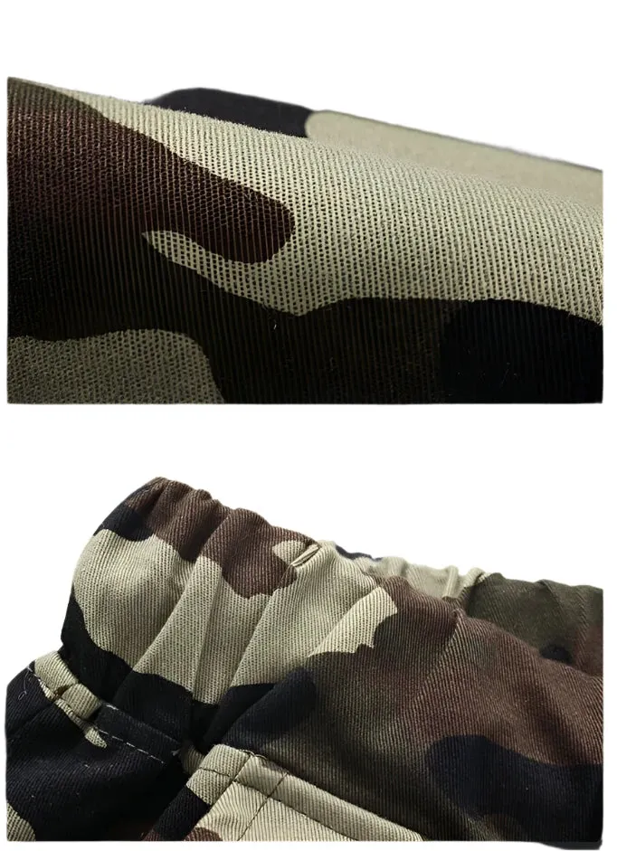 Casual Wear Men's Pants Pure Cotton Comfortable Camo Joggers