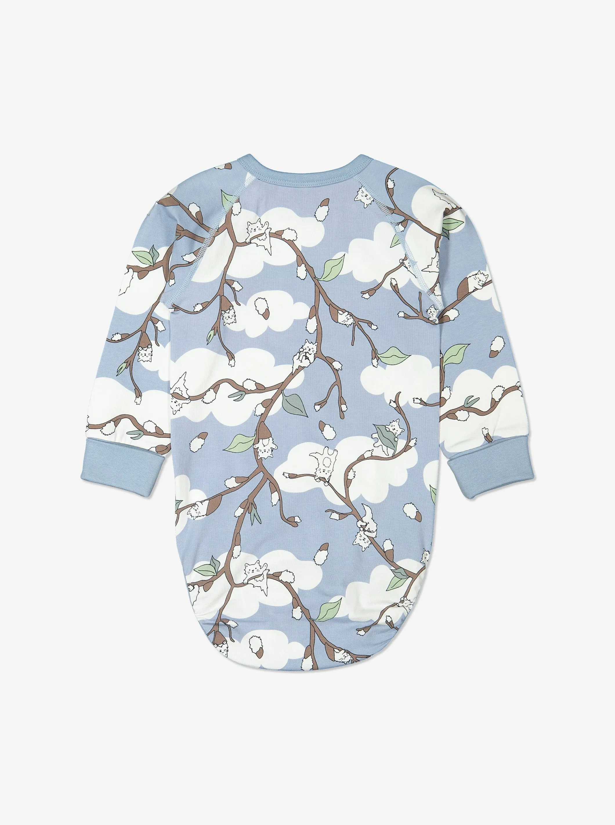 Cat Print Babygrow