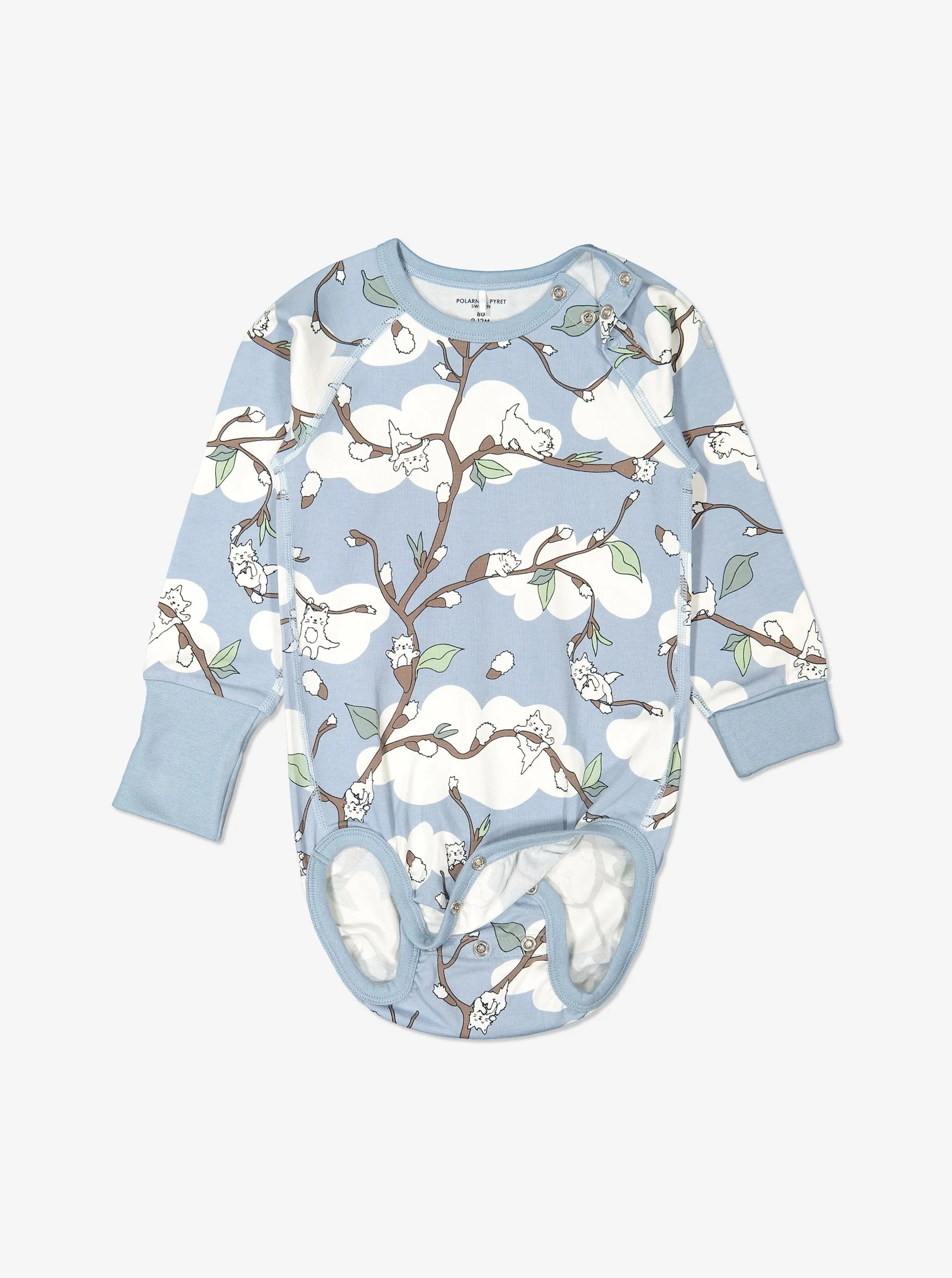 Cat Print Babygrow