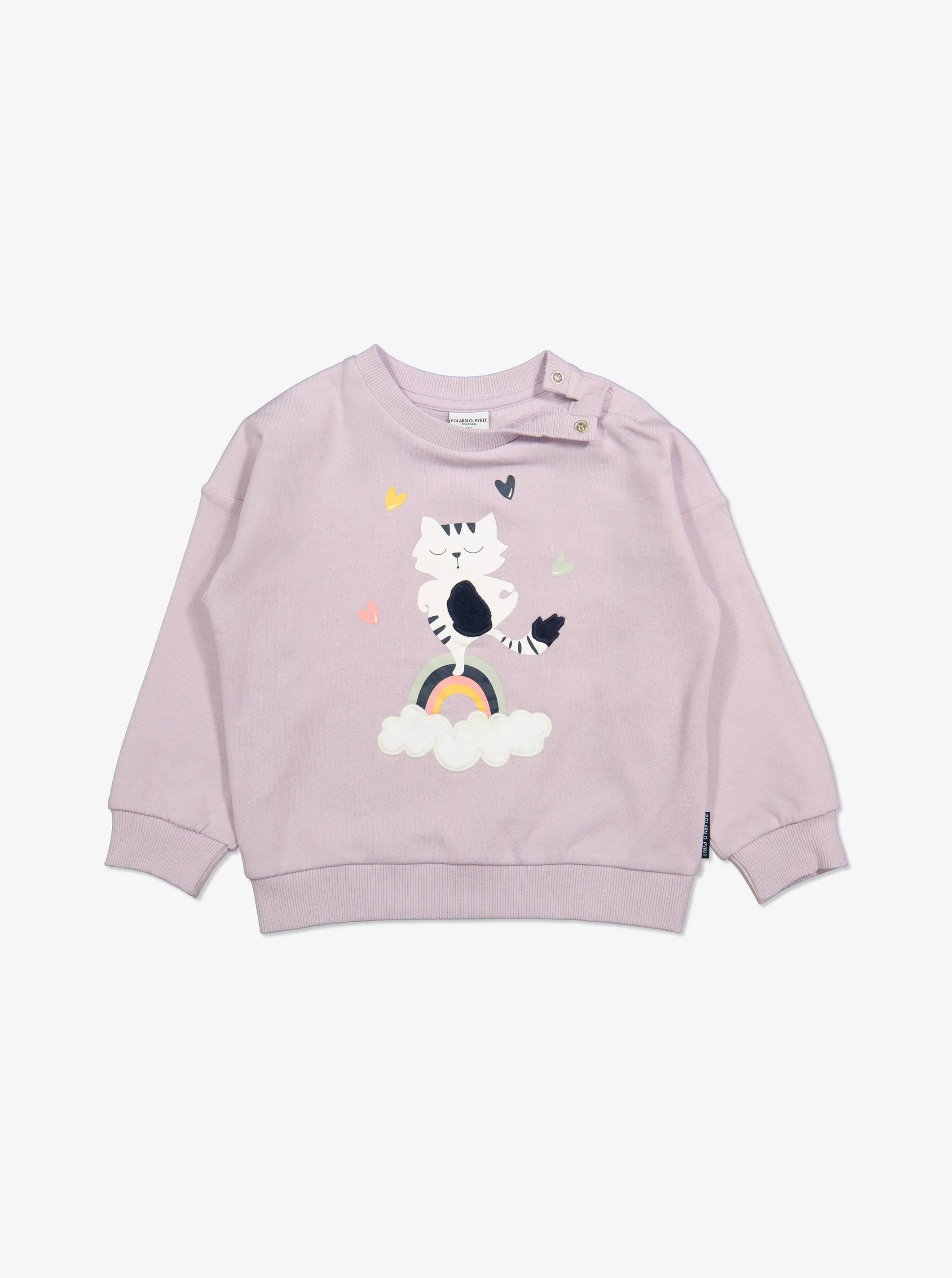 Cat Print Sweatshirt