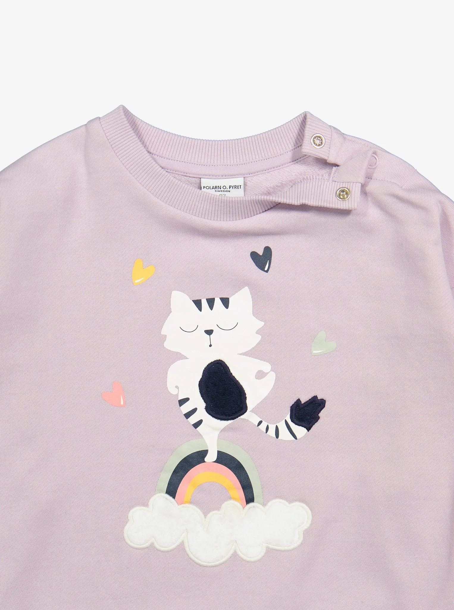 Cat Print Sweatshirt