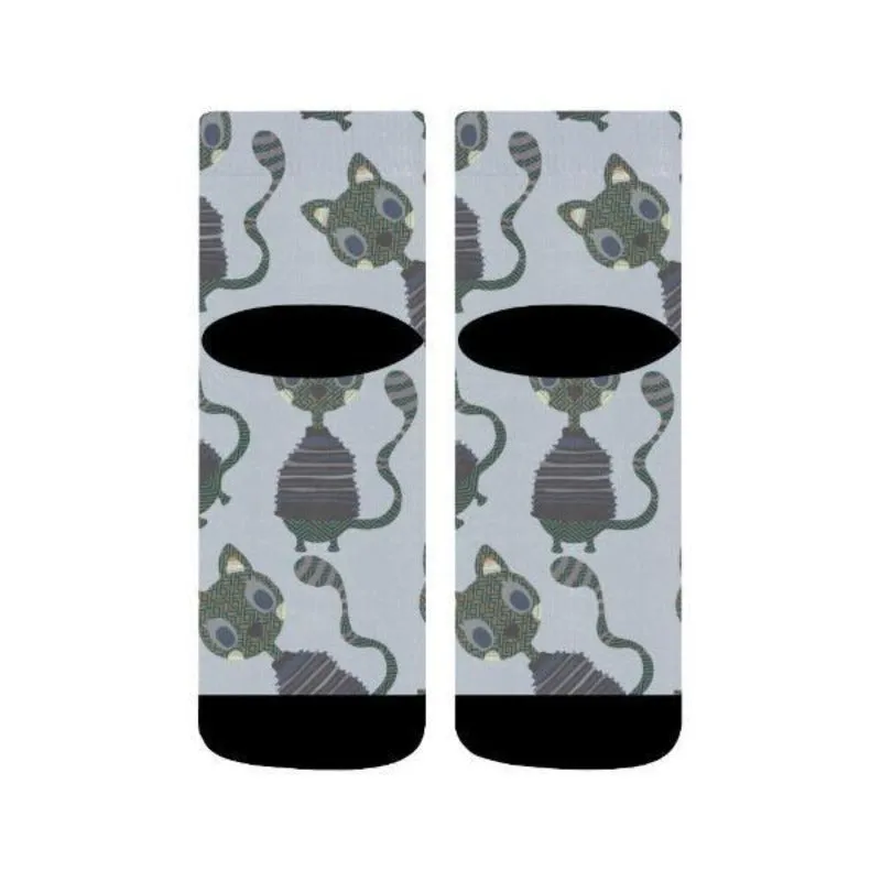 Cat Socks Cute Mini Socks Cat Print Socks Gifts For Cat Lovers