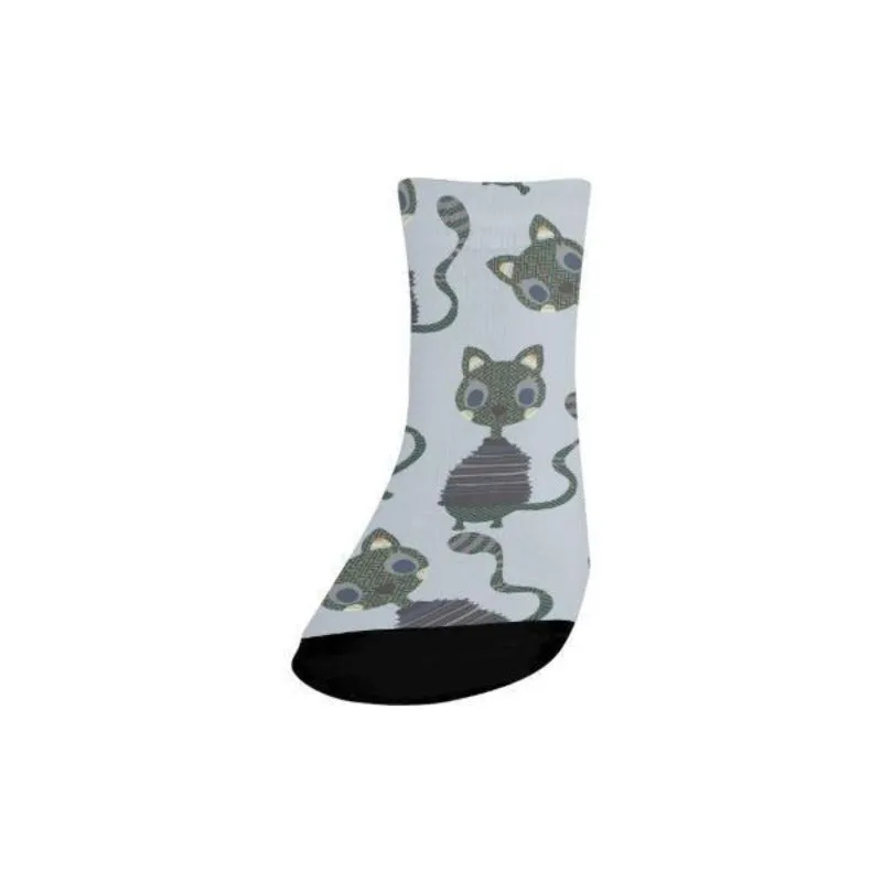 Cat Socks Cute Mini Socks Cat Print Socks Gifts For Cat Lovers