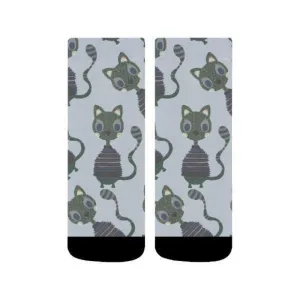 Cat Socks Cute Mini Socks Cat Print Socks Gifts For Cat Lovers