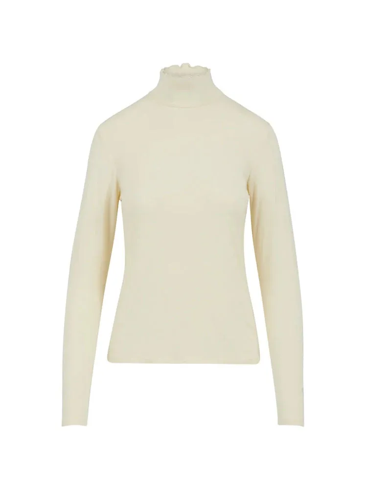 CC Heart Sofia Turtleneck Top Cream