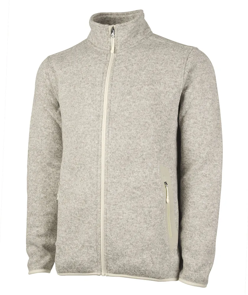 Charles River Men's Heathered Fleece Jacket