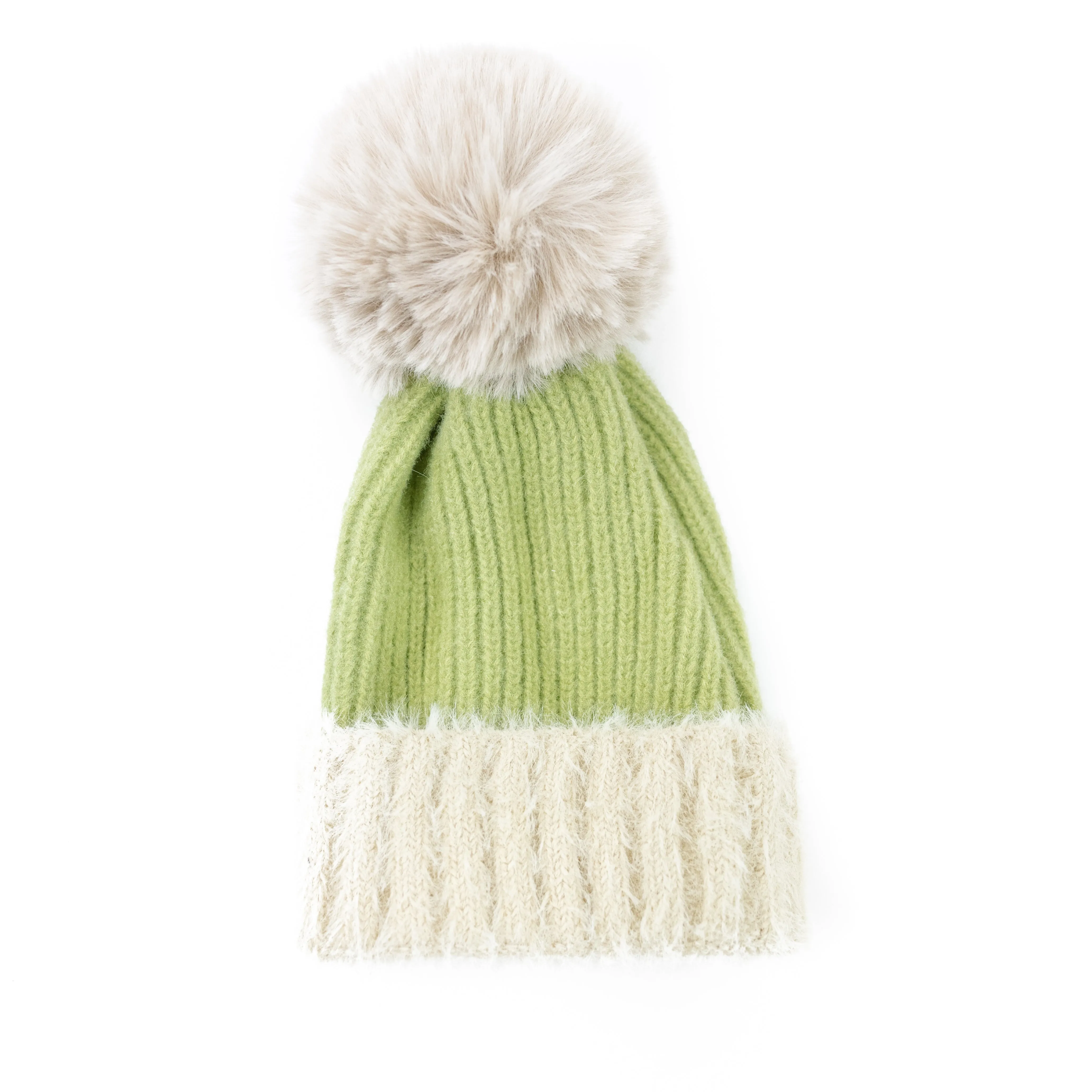 Child Pom Beanie - Multiple Colors