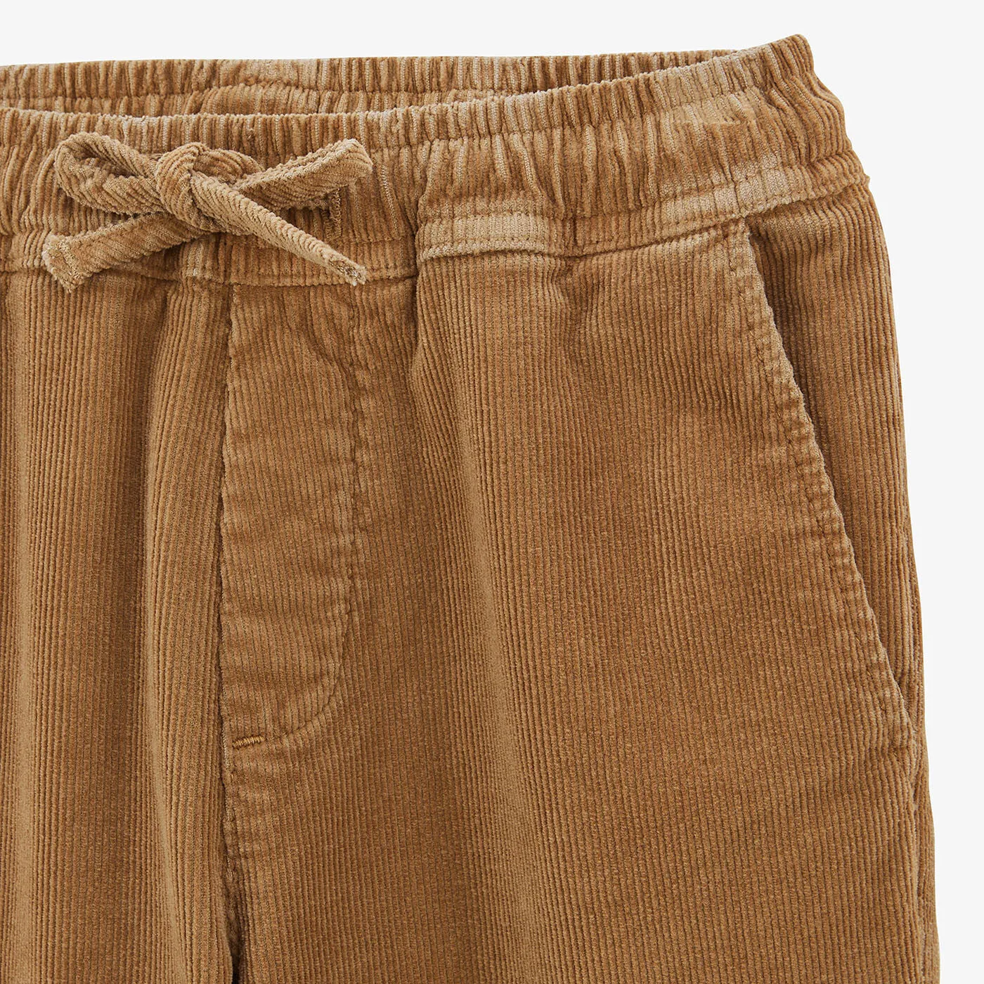 Chino velours 734 Junior avec taille élastique beige