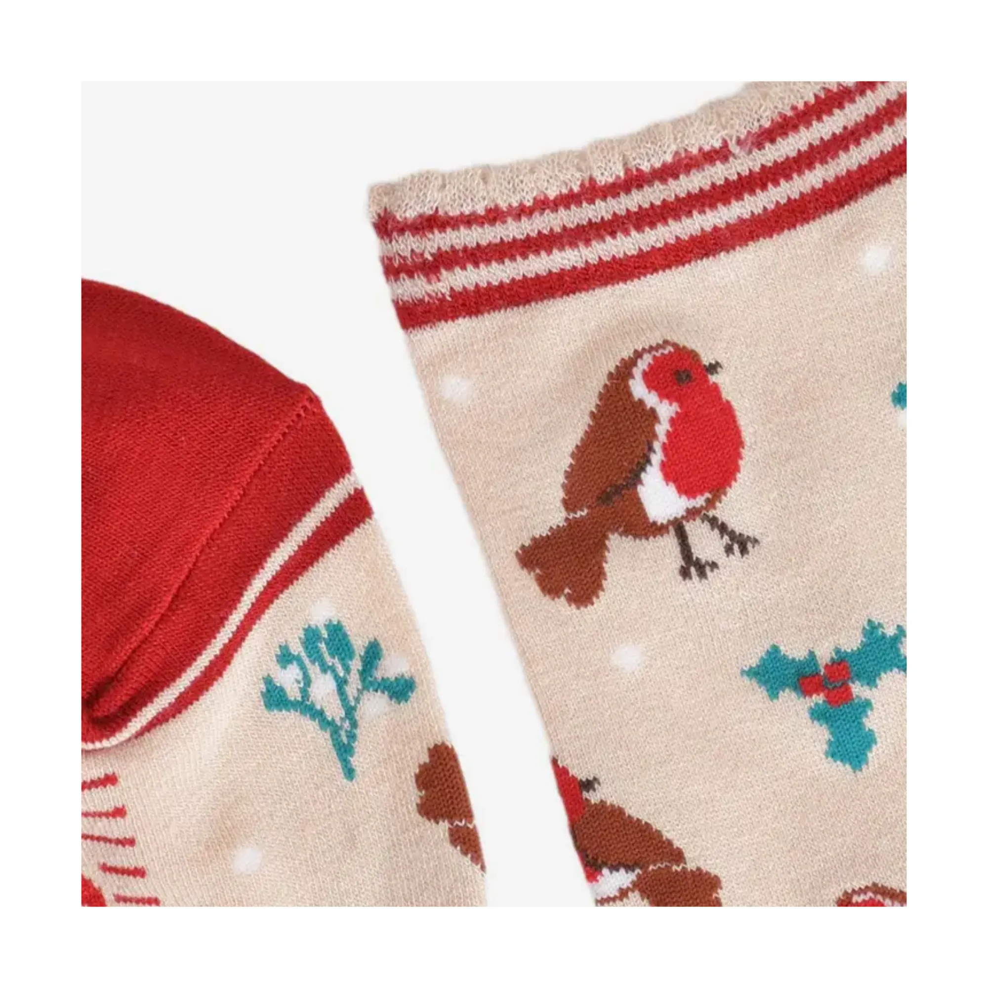 Christmas Robin Ladies' Socks