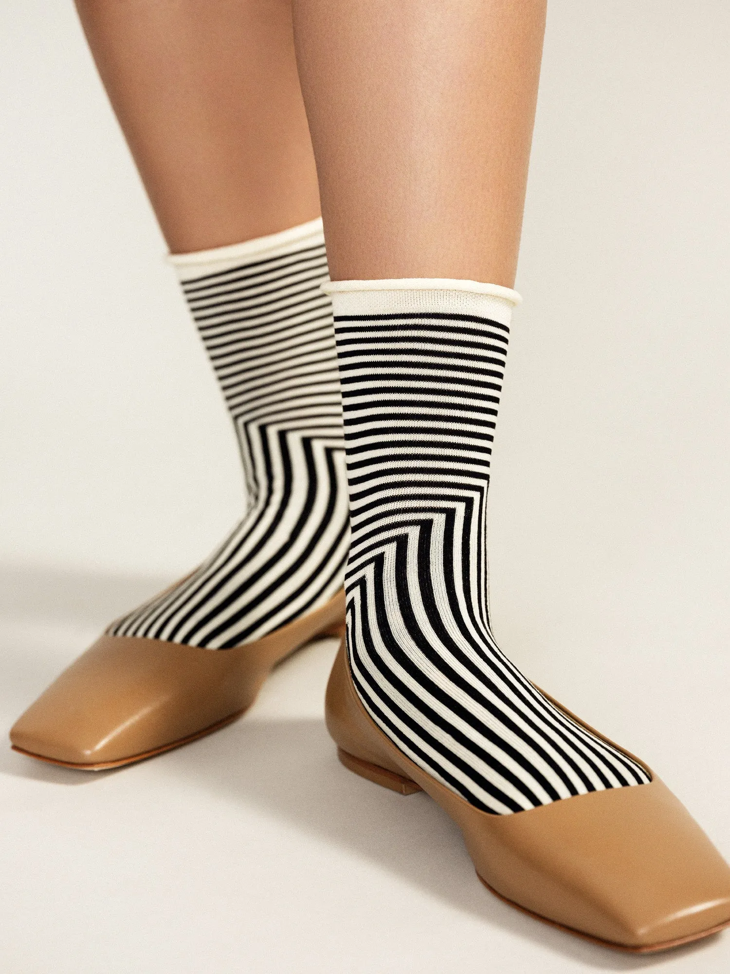 Corbusier Crew Socks - Black