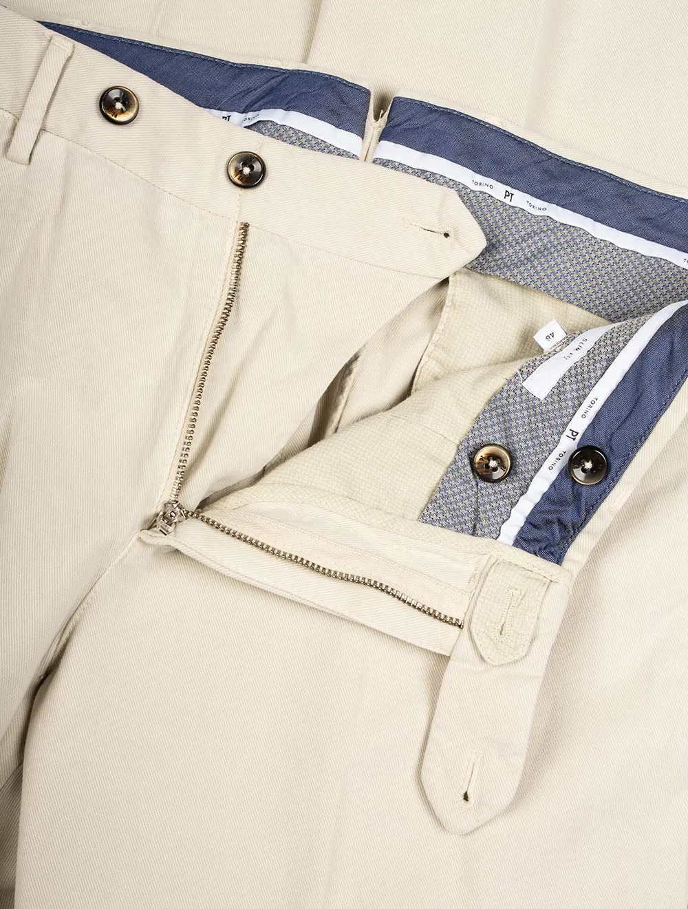 Cotton Cashmere Chino Beige