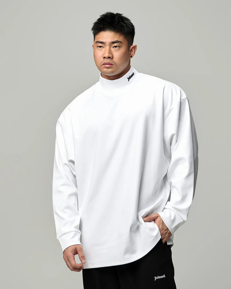 Cotton⁺ Turtleneck Oversized Long Sleeves Tee