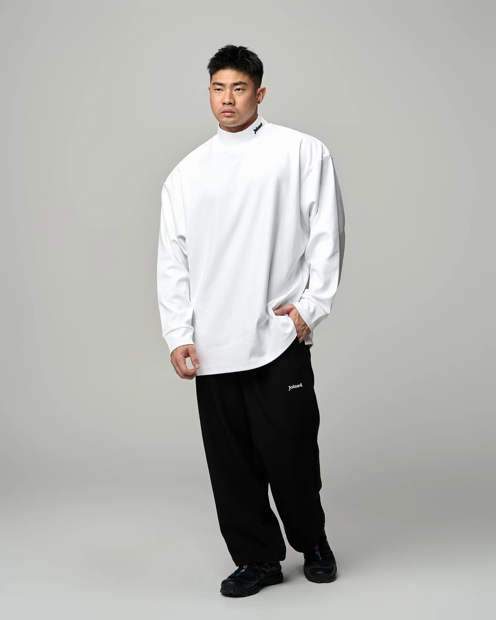 Cotton⁺ Turtleneck Oversized Long Sleeves Tee