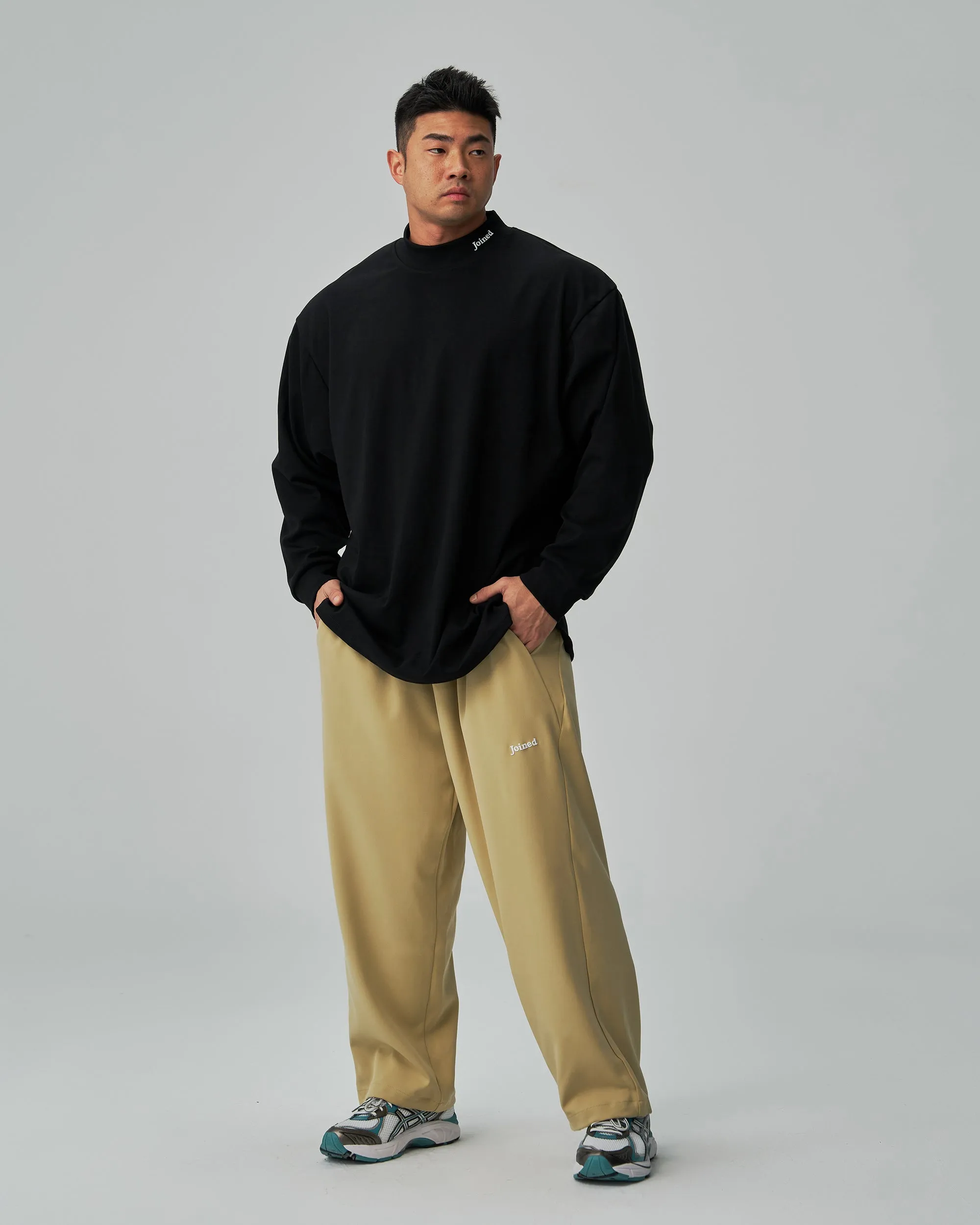 Cotton⁺ Turtleneck Oversized Long Sleeves Tee