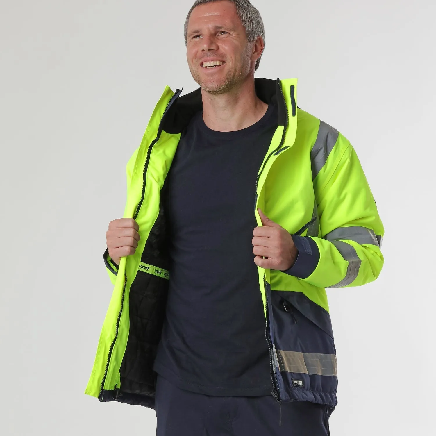 Deluxe Waterproof Hi-Vis Jacket