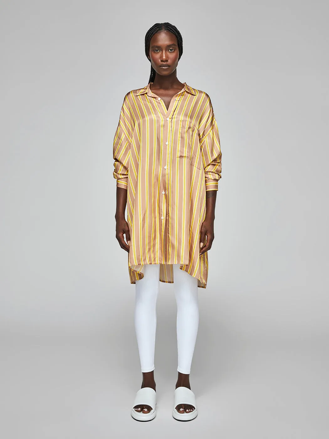 Dillon Shirt - Yellow/Nude