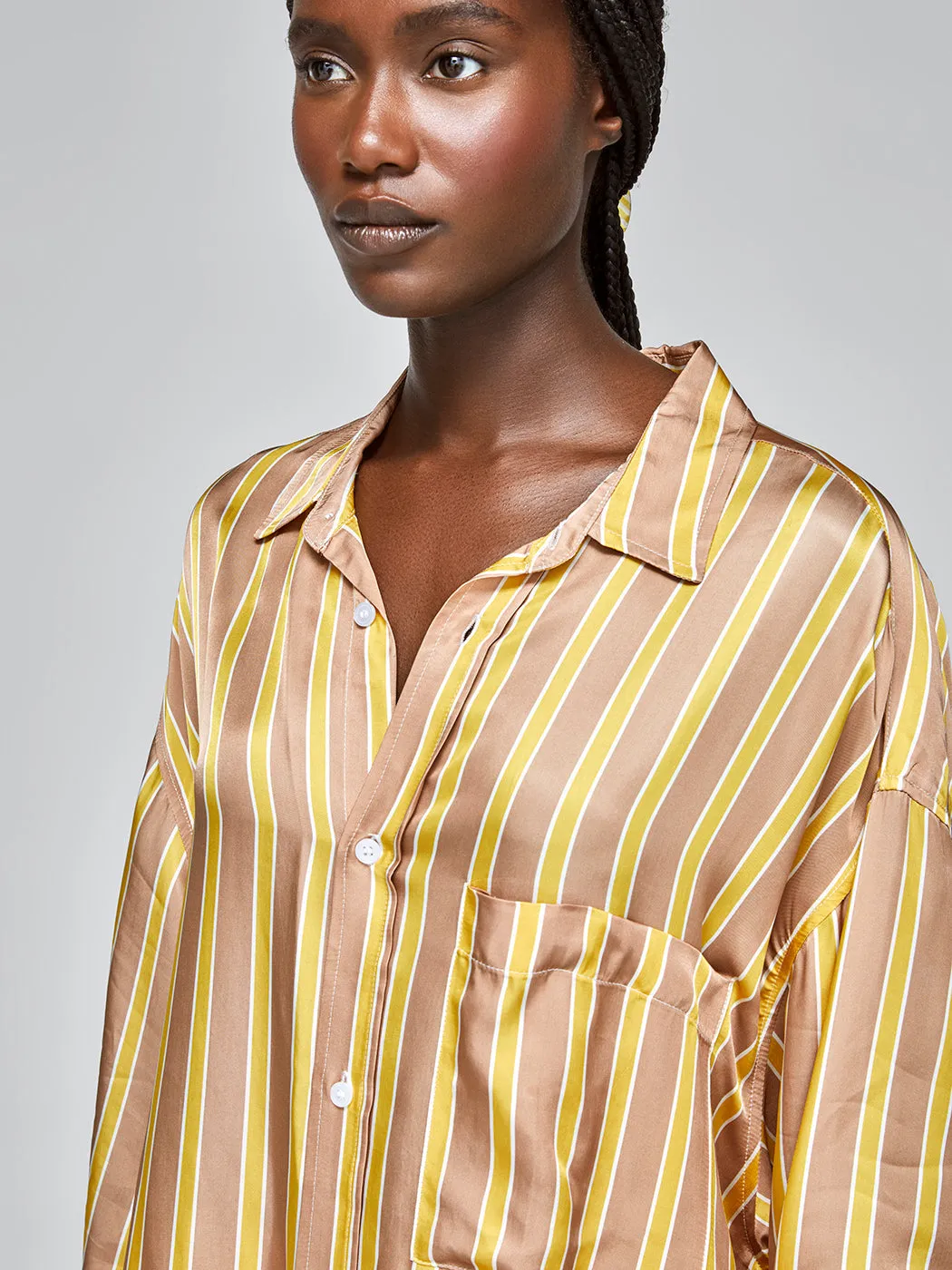 Dillon Shirt - Yellow/Nude