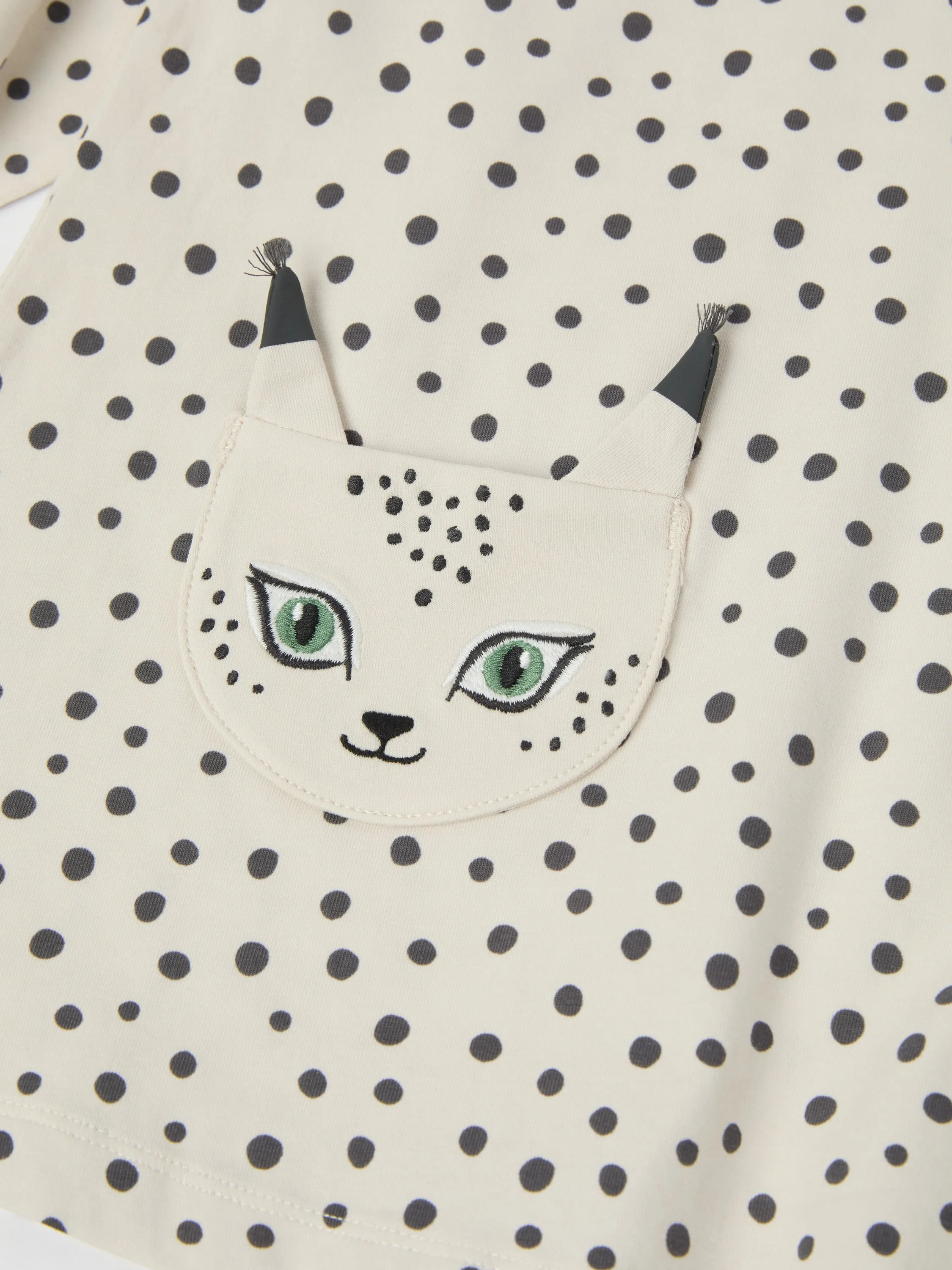 Dotty lynx Pocket Kids Top