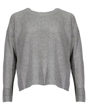 Eileen Fisher Silk Noil Crew Neck Top