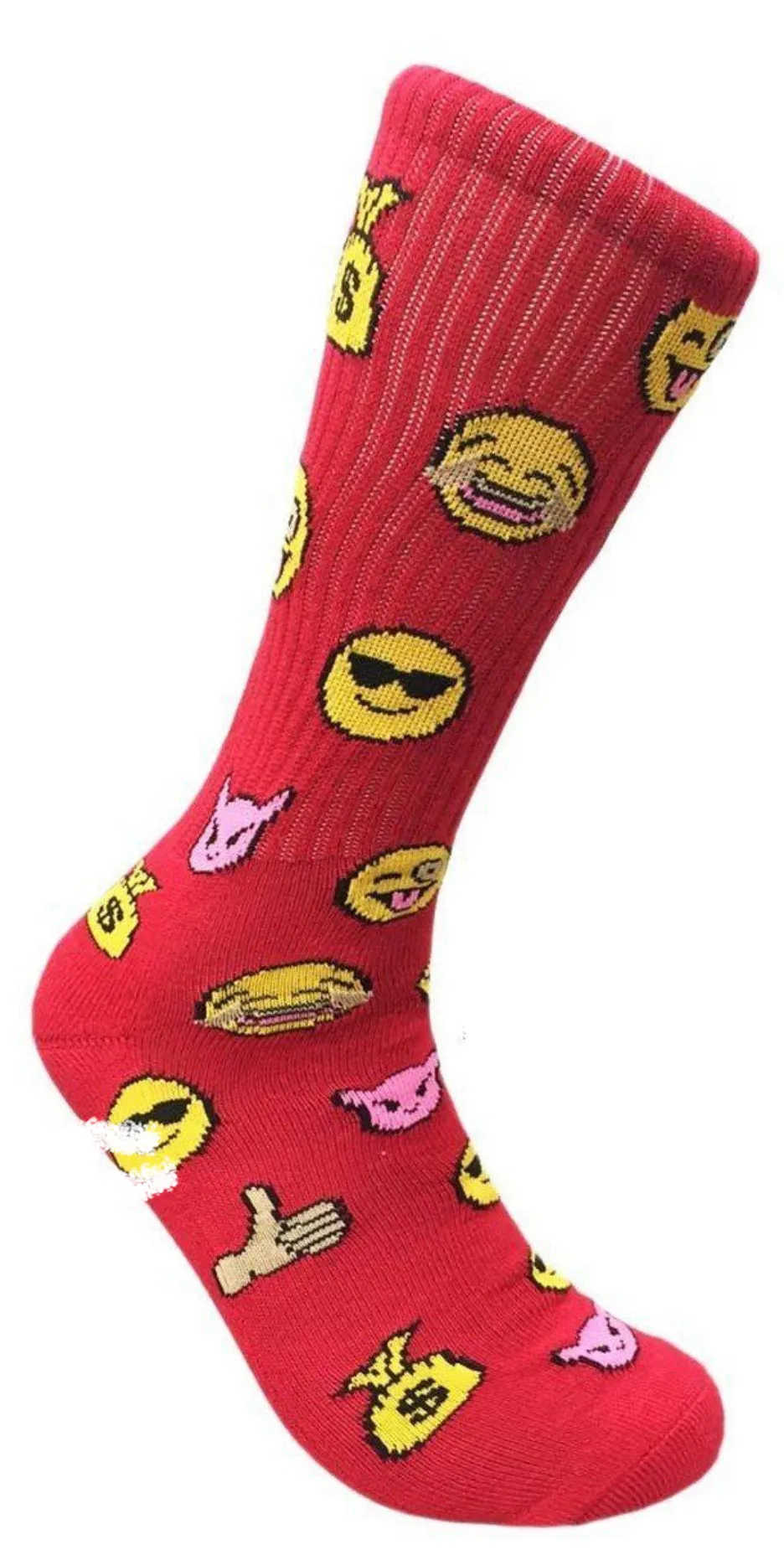 Emoji Socks (Red)