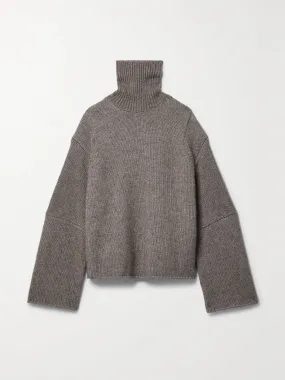 Erci oversized alpaca and silk-blend turtleneck sweater