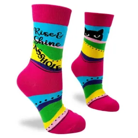 EXPLICIT: Rise and Shine A**hole - Naughty Crew Socks