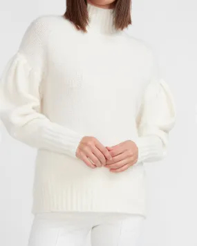 Express X You Chunky Turtleneck Sweater in Ivory