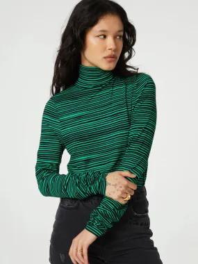 Fabienne Chapot Jade Top Green Striped