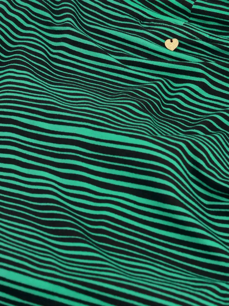 Fabienne Chapot Jade Top Green Striped