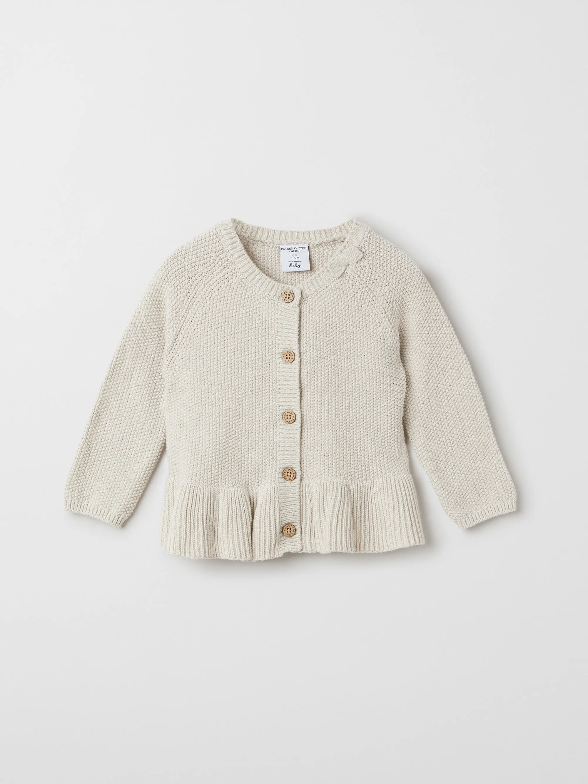 Fine Knit Baby Cardigan