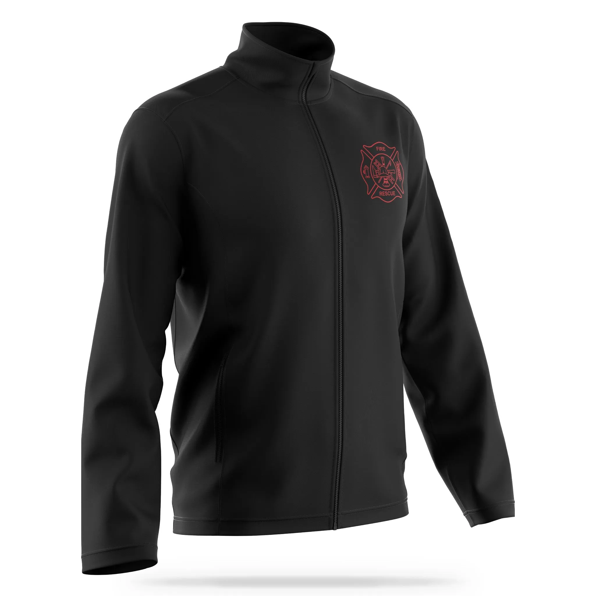 [FIRE RESCUE] Soft Shell Jacket [BLK/RED]