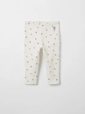 Floral Print Baby Leggings