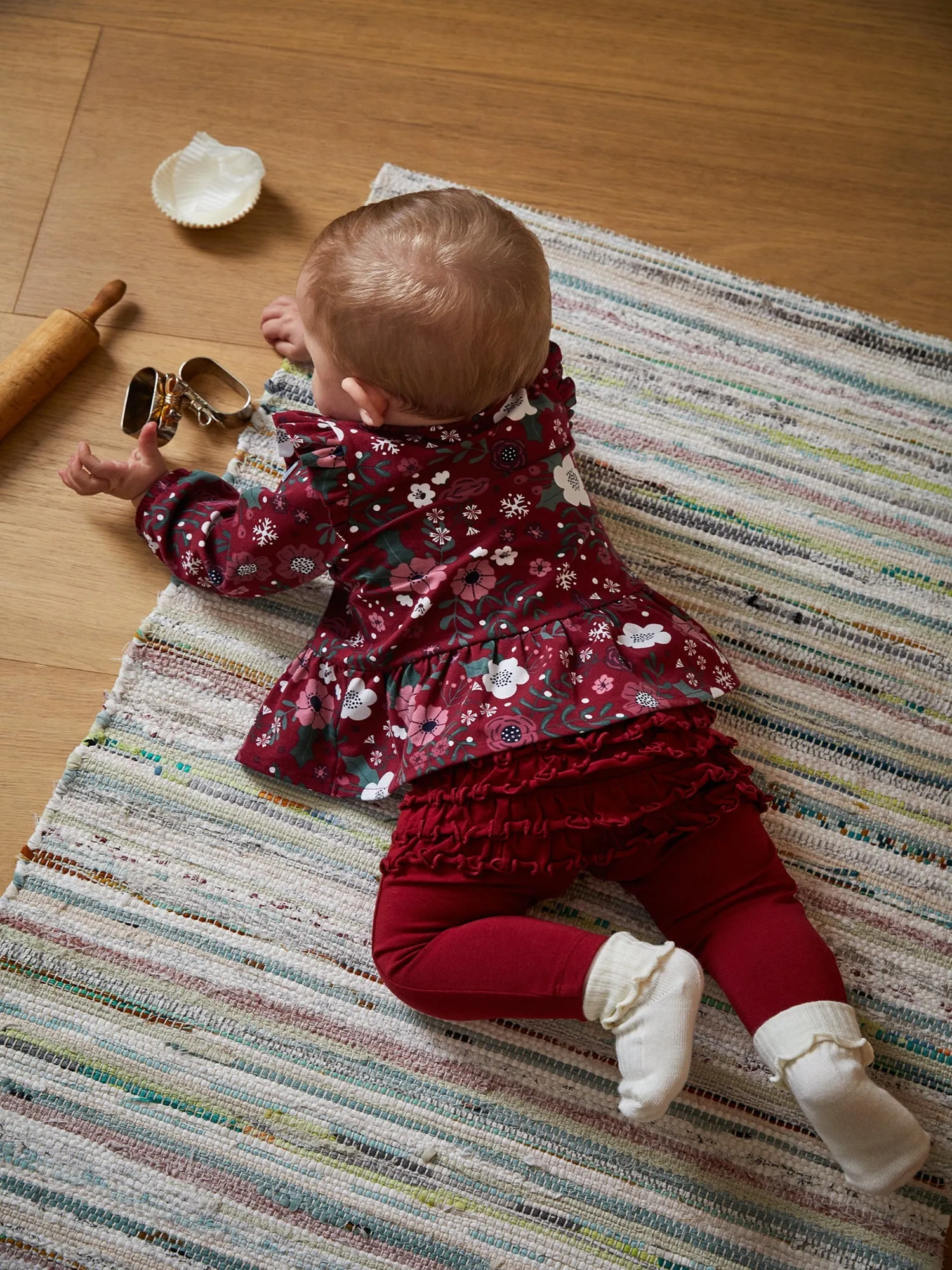 Floral Print Baby Top