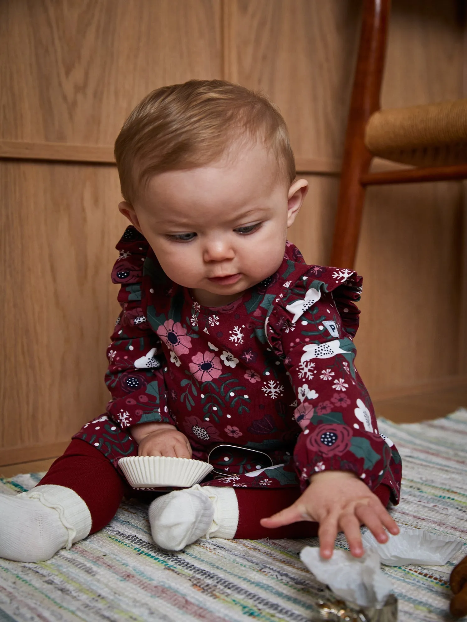 Floral Print Baby Top