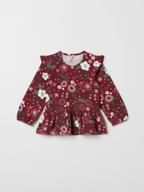 Floral Print Baby Top