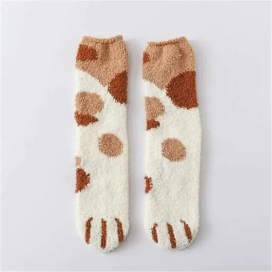 Fluffy Paw Socks (2pairs)