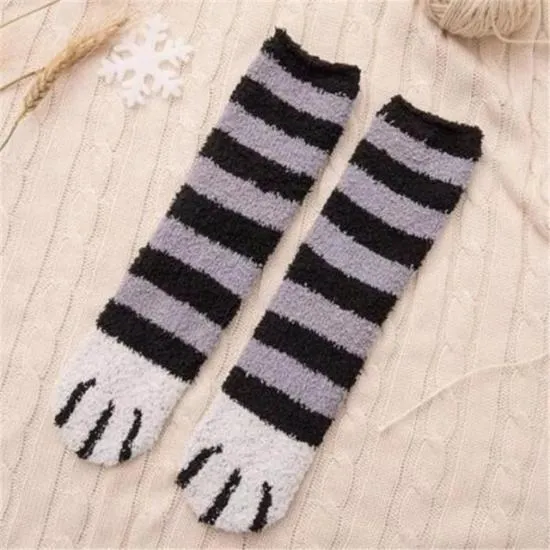 Fluffy Paw Socks (2pairs)