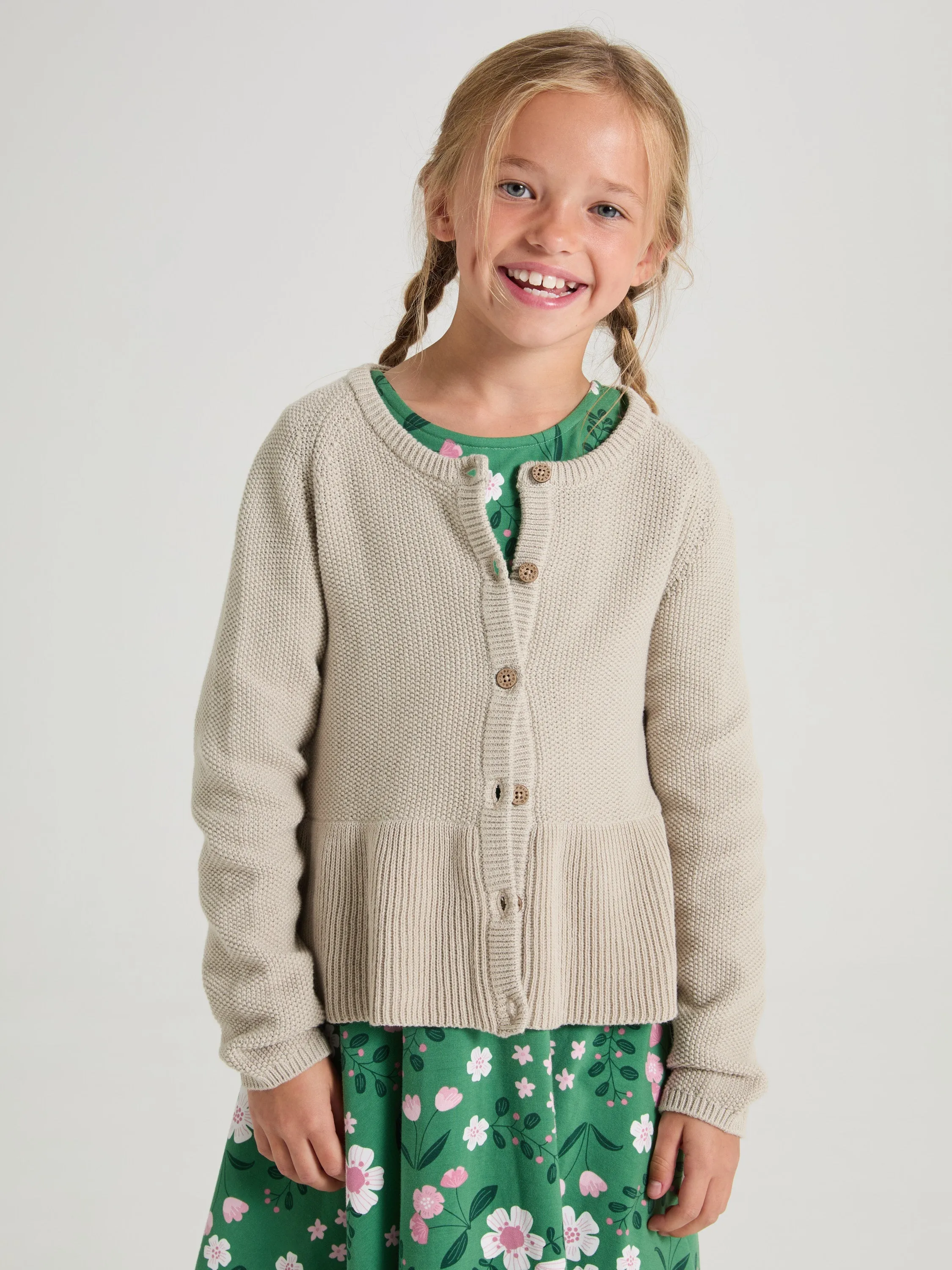 Frilled Kids Cardigan