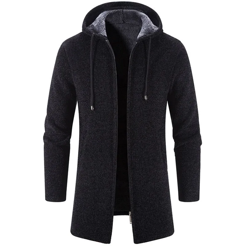 Funki Buys | Jackets | Men's Winter Warm Zip Up Hoodie Jacket