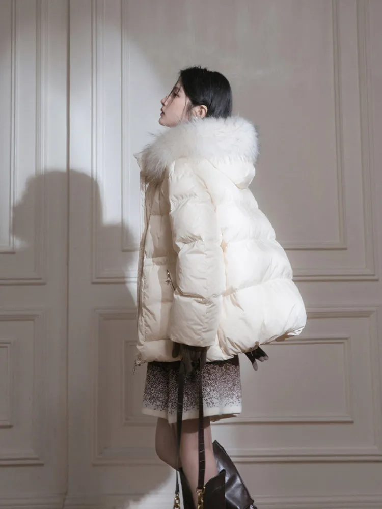 Fur collar down jacket【s0000005829】