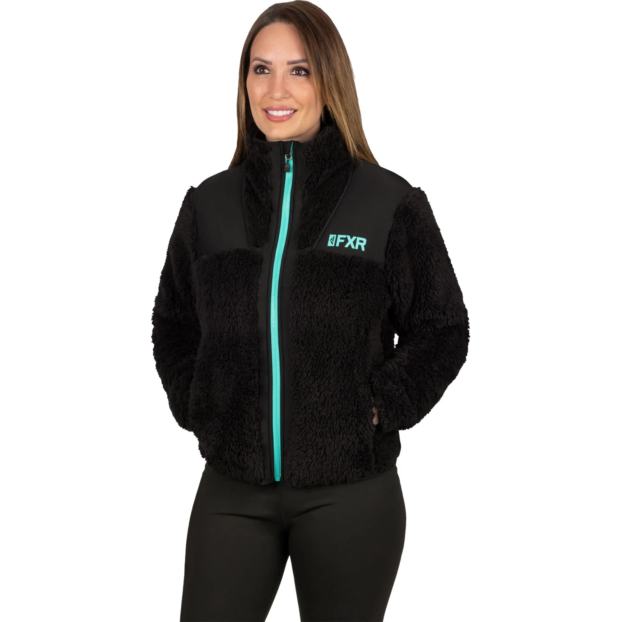 FXR Mantra Sherpa Jacket Black/Mint