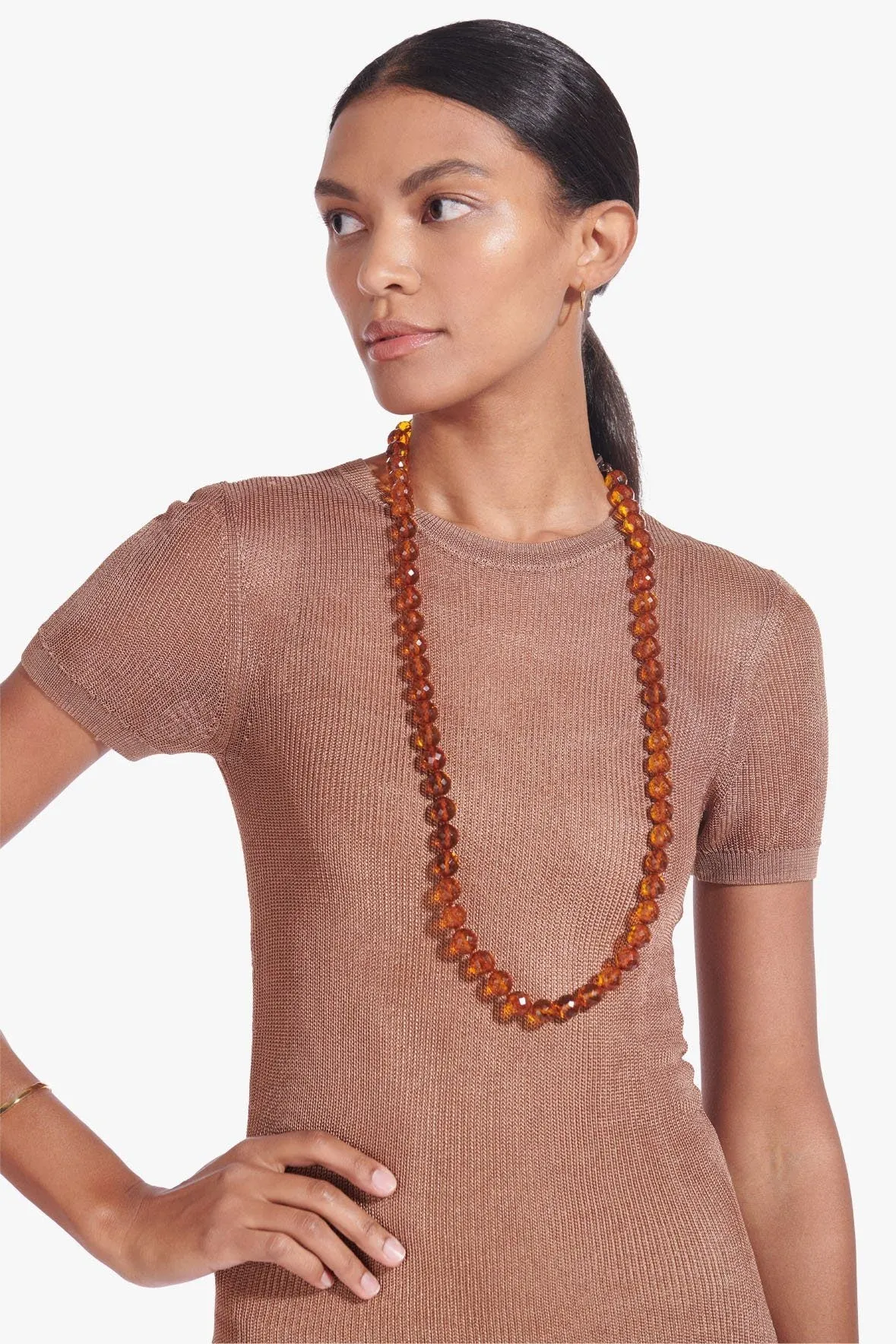 GEM DRESS | TAN