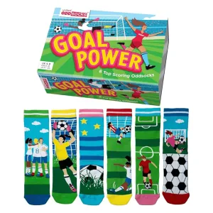 Goal Power Football Themed Gift Socks