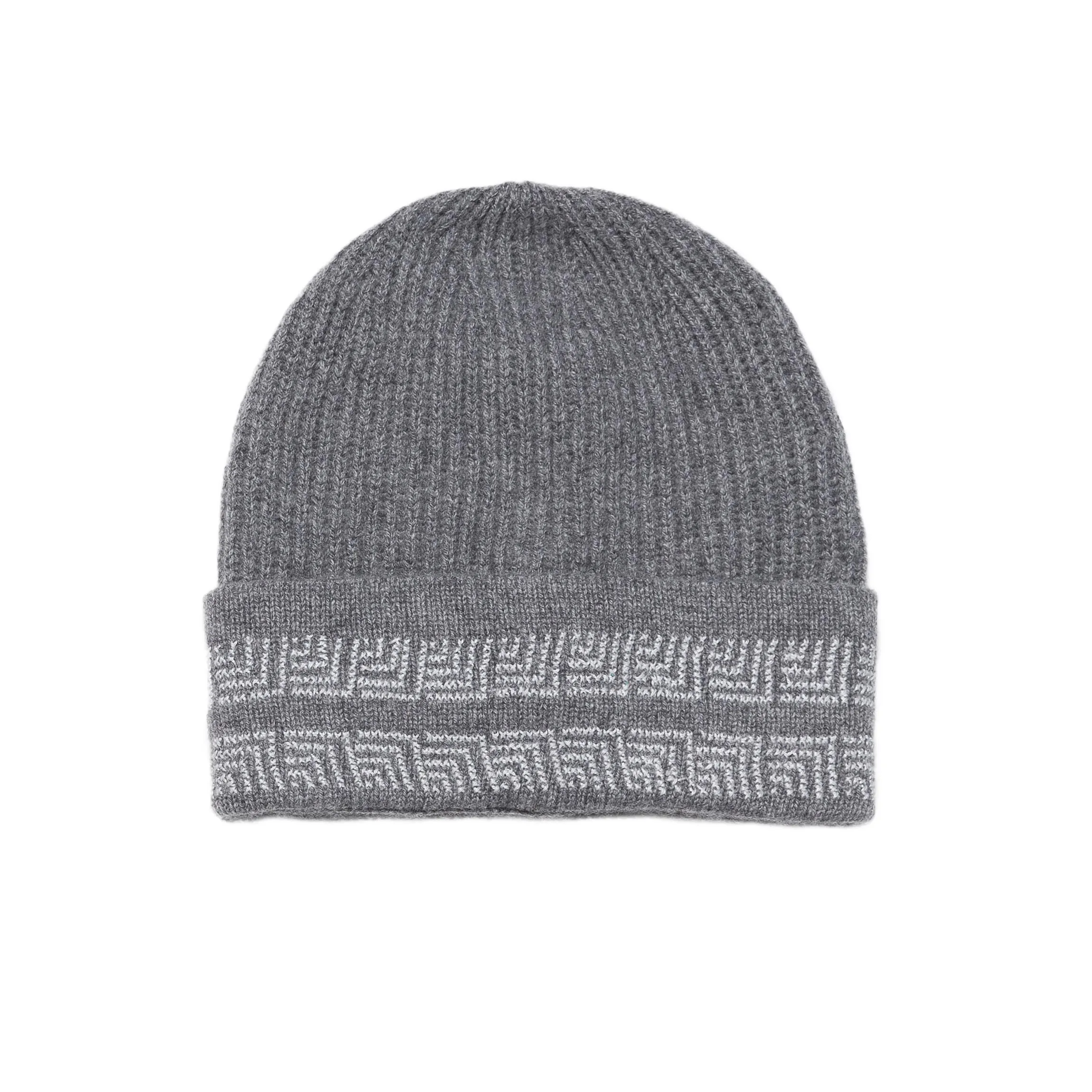 GRAY CASHMERE BEANIE