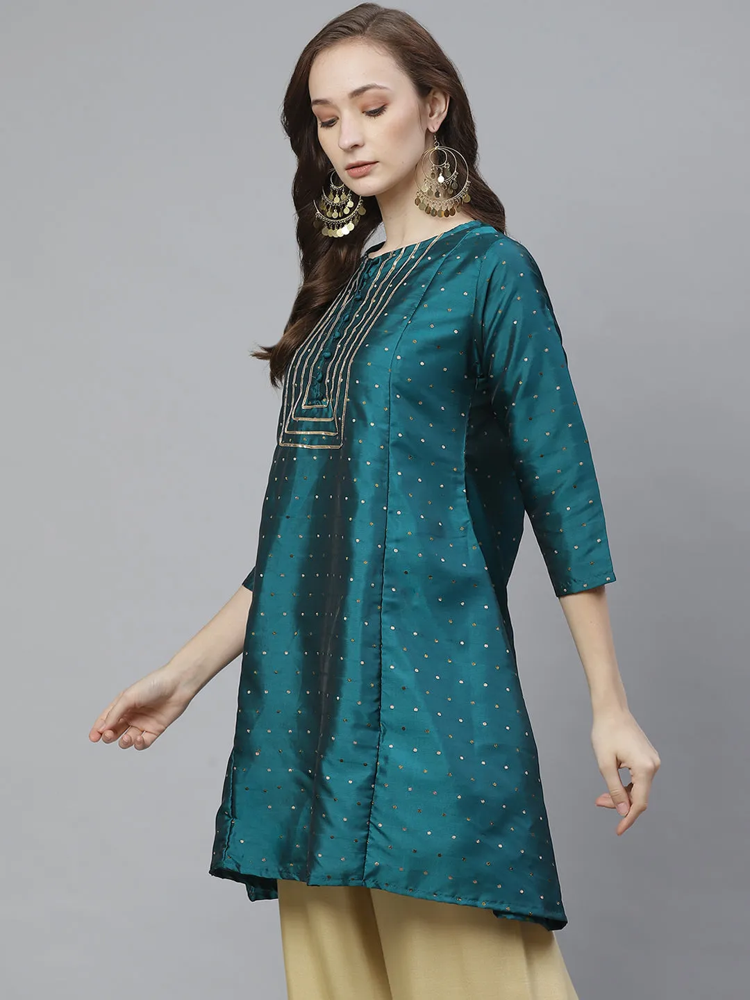 Green Ethnic Tunic