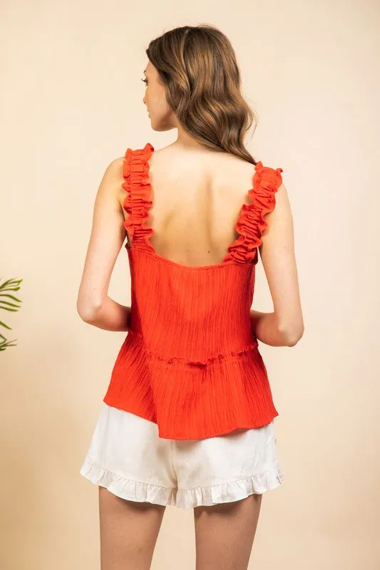 Hadley Ruffle Tank